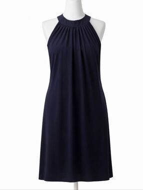 CALVIN KLEIN HALTER STYLE SHIFT DRESS